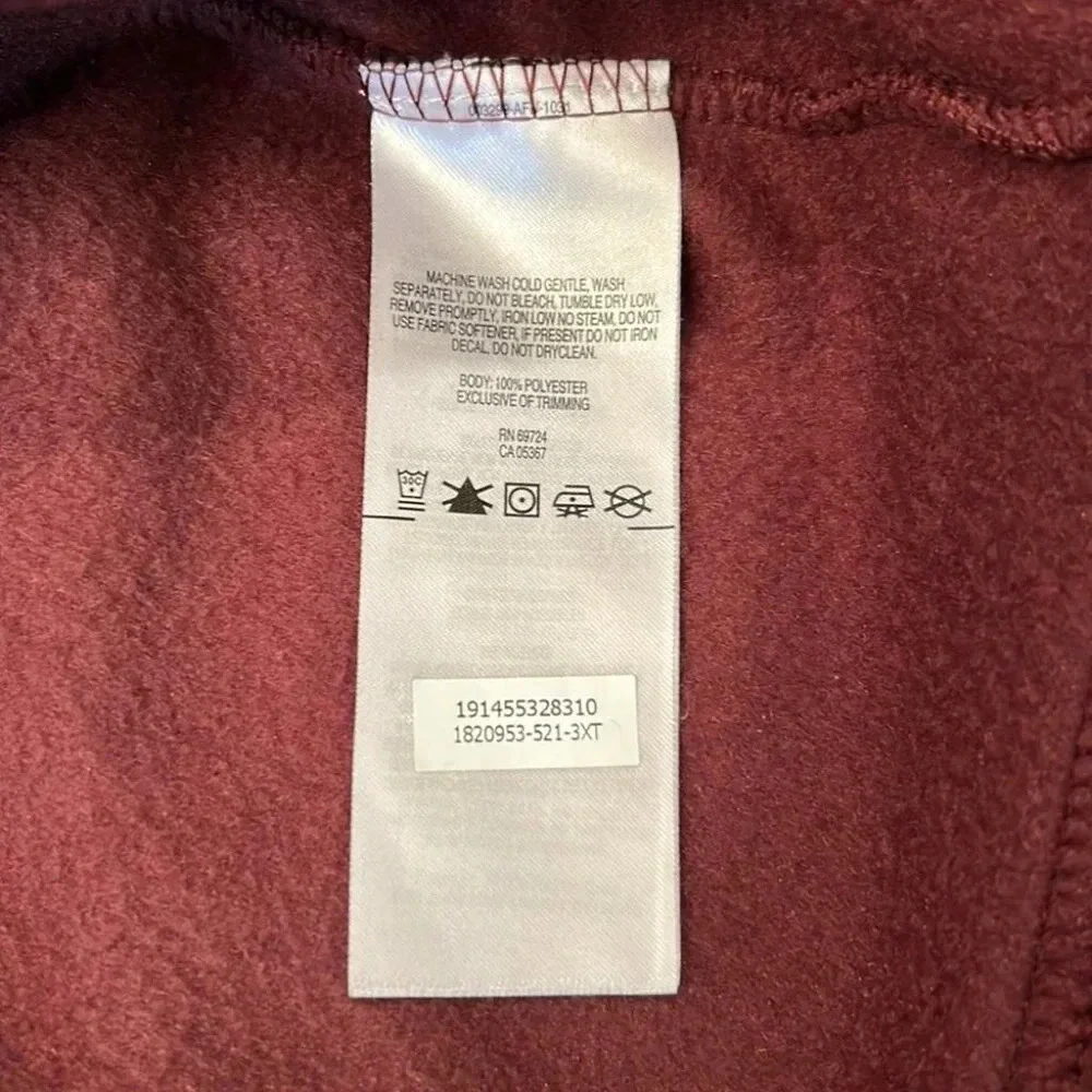 Columbia Steens Mountain Half Snap Fleece Pullover Jacket 3XT - Picture 9 of 12